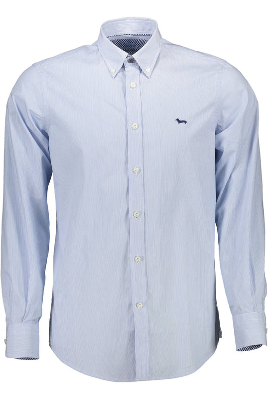 Light Blue Cotton Men Shirt