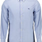 Light Blue Cotton Men Shirt