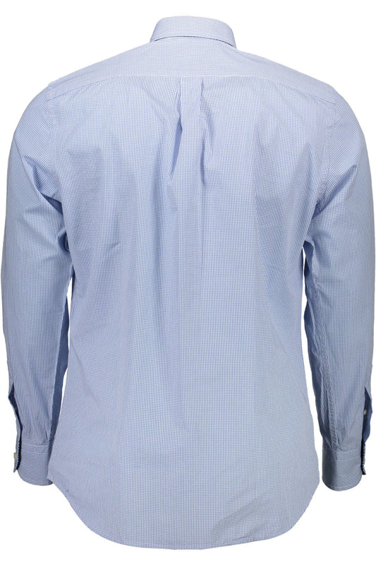 Light Blue Cotton Men Shirt