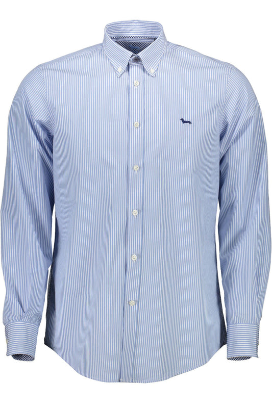 Light Blue Cotton Men Shirt