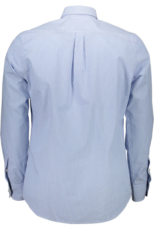 Light Blue Cotton Men Shirt