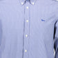 Blue Cotton Men Shirt