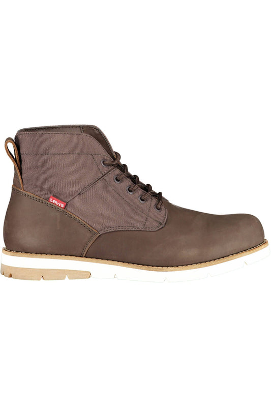 Brown Leather Men Boot