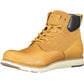 Beige Polyester Men Boot