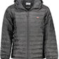 Black Polyester Men Jacket