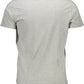 Gray Cotton Men T-Shirt
