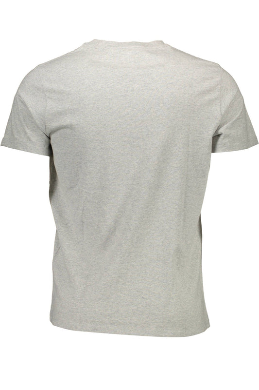 Gray Cotton Men T-Shirt