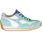 Green Fabric Women Sneaker