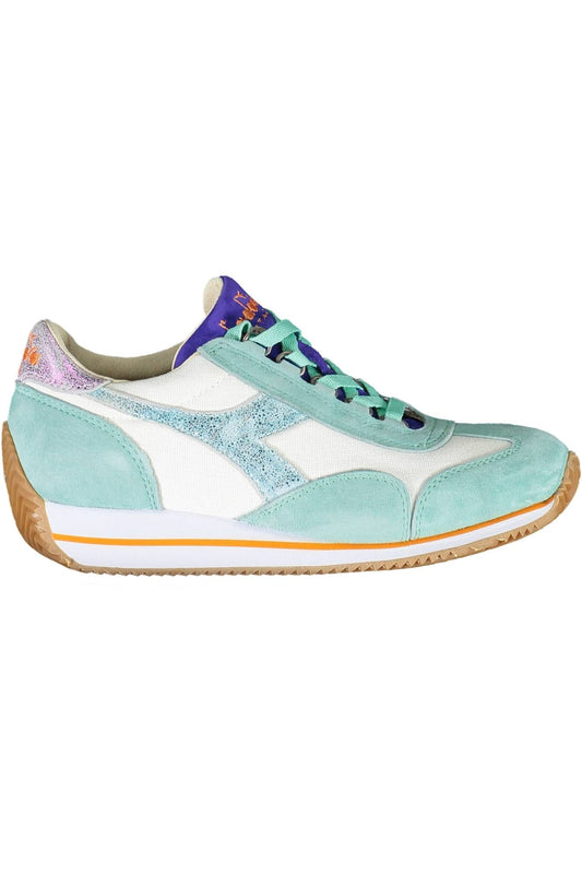 Green Fabric Women Sneaker