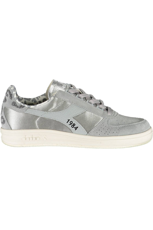 Gray Fabric Women Sneaker