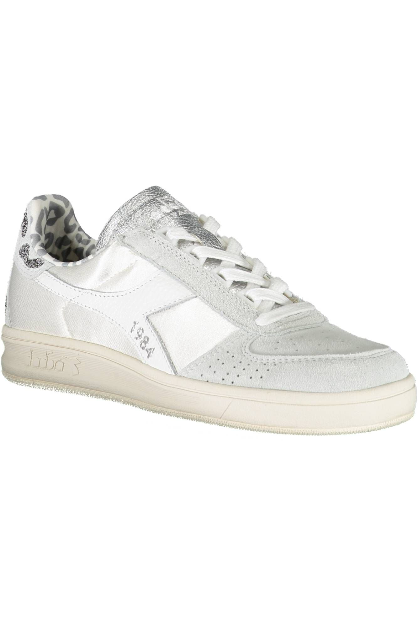 White Fabric Women Sneaker