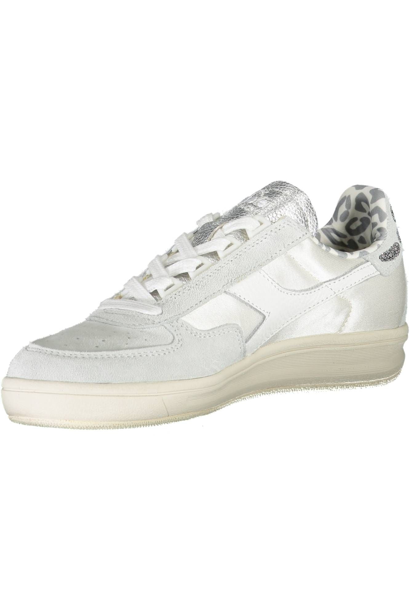 White Fabric Women Sneaker