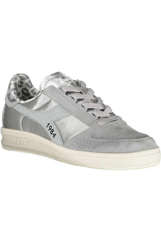 Gray Fabric Women Sneaker