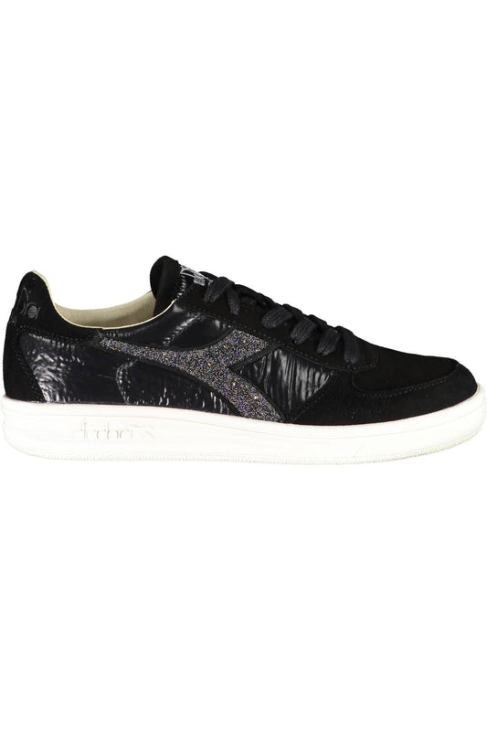 Black Fabric Women Sneaker