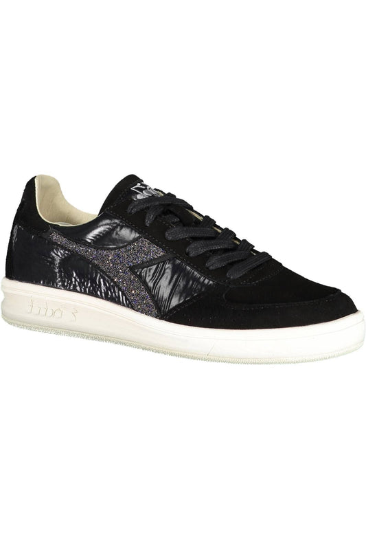 Black Fabric Women Sneaker