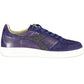 Blue Fabric Women Sneaker