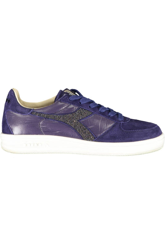 Blue Fabric Women Sneaker