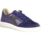 Blue Fabric Women Sneaker