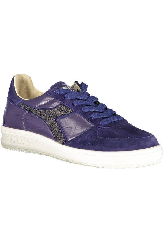 Blue Fabric Women Sneaker