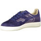 Blue Fabric Women Sneaker