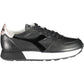 Black Leather Women Sneaker