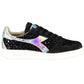 Black Fabric Women Sneaker