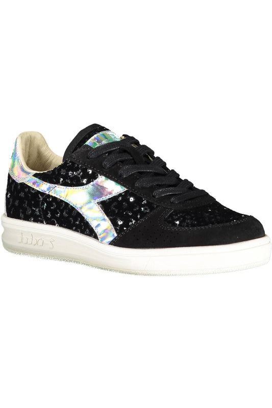 Black Fabric Women Sneaker