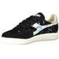 Black Fabric Women Sneaker