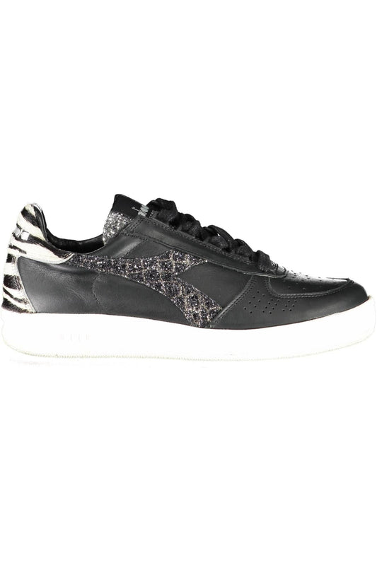 Black Fabric Women Sneaker