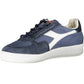 Blue Fabric Women Sneaker