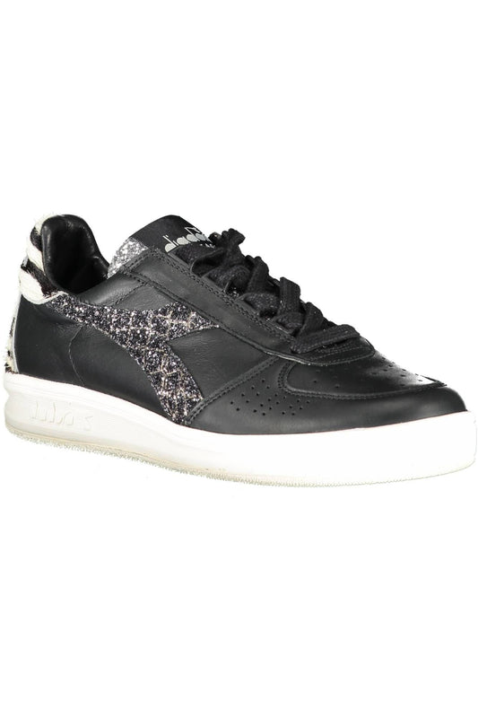 Black Fabric Women Sneaker