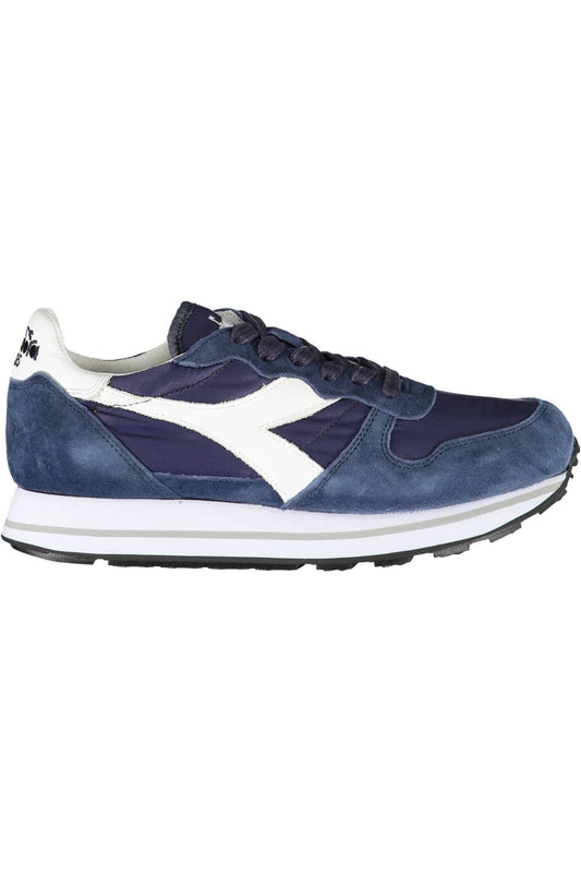 Blue Fabric Women Sneaker