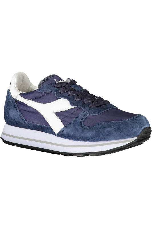 Blue Fabric Women Sneaker