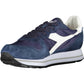 Blue Fabric Women Sneaker