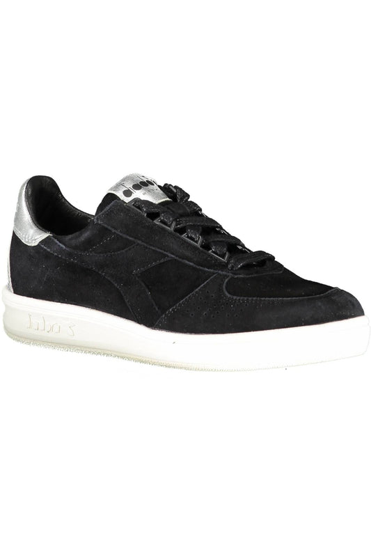 Black Fabric Women Sneaker