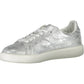 Silver Fabric Women Sneaker