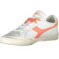 White Fabric Women Sneaker
