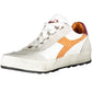 White Fabric Men Sneaker