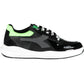 Black Fabric Men Sneaker