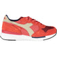 Red Fabric Women Sneaker