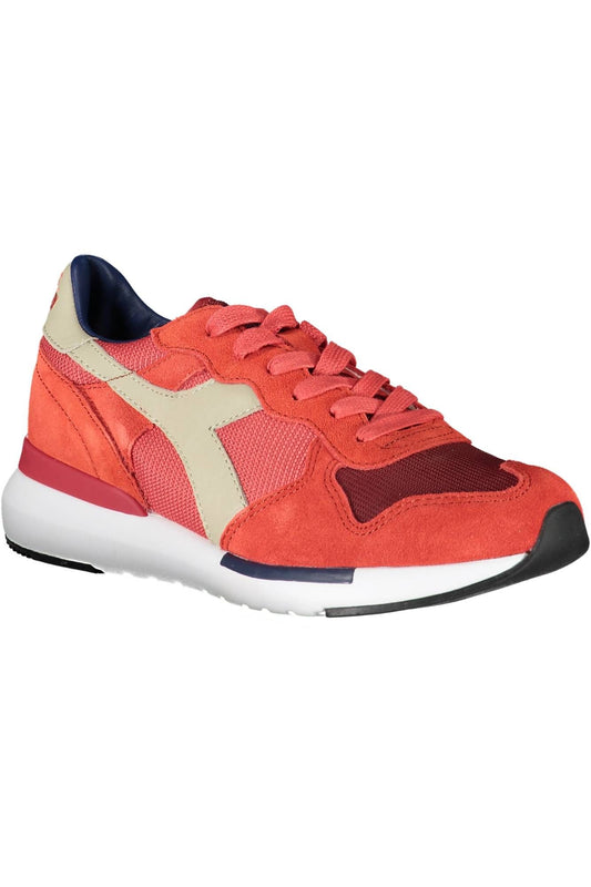 Red Fabric Women Sneaker