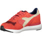 Red Fabric Women Sneaker