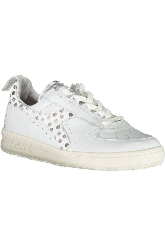 White Leather Women Sneaker