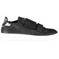 Black Leather Men Sneaker