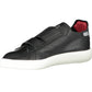 Black Leather Men Sneaker