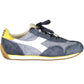 Blue Fabric Women Sneaker