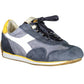Blue Fabric Women Sneaker
