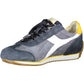 Blue Fabric Women Sneaker