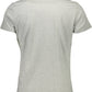 Gray Cotton Men T-Shirt