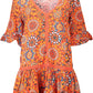 Red Cotton Women Dress